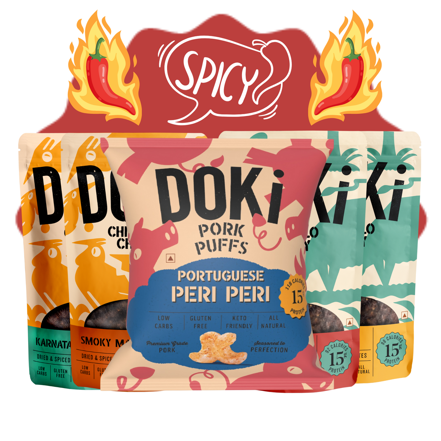 Spice Lovers 🌶️ Variety Pack (5 flavours)
