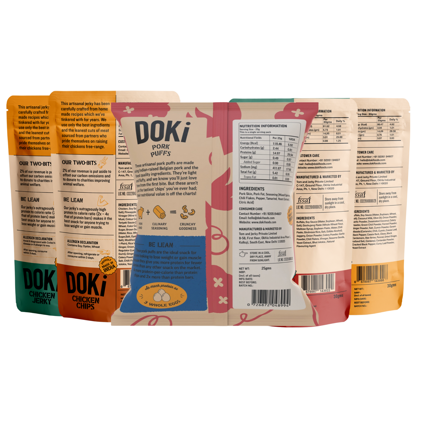 Spice Lovers 🌶️ Variety Pack (5 flavours)