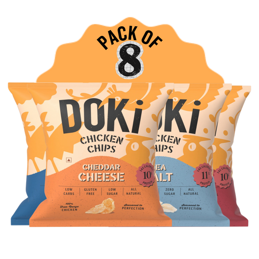 Chicken Chips Variety Pack (Pack of 8)