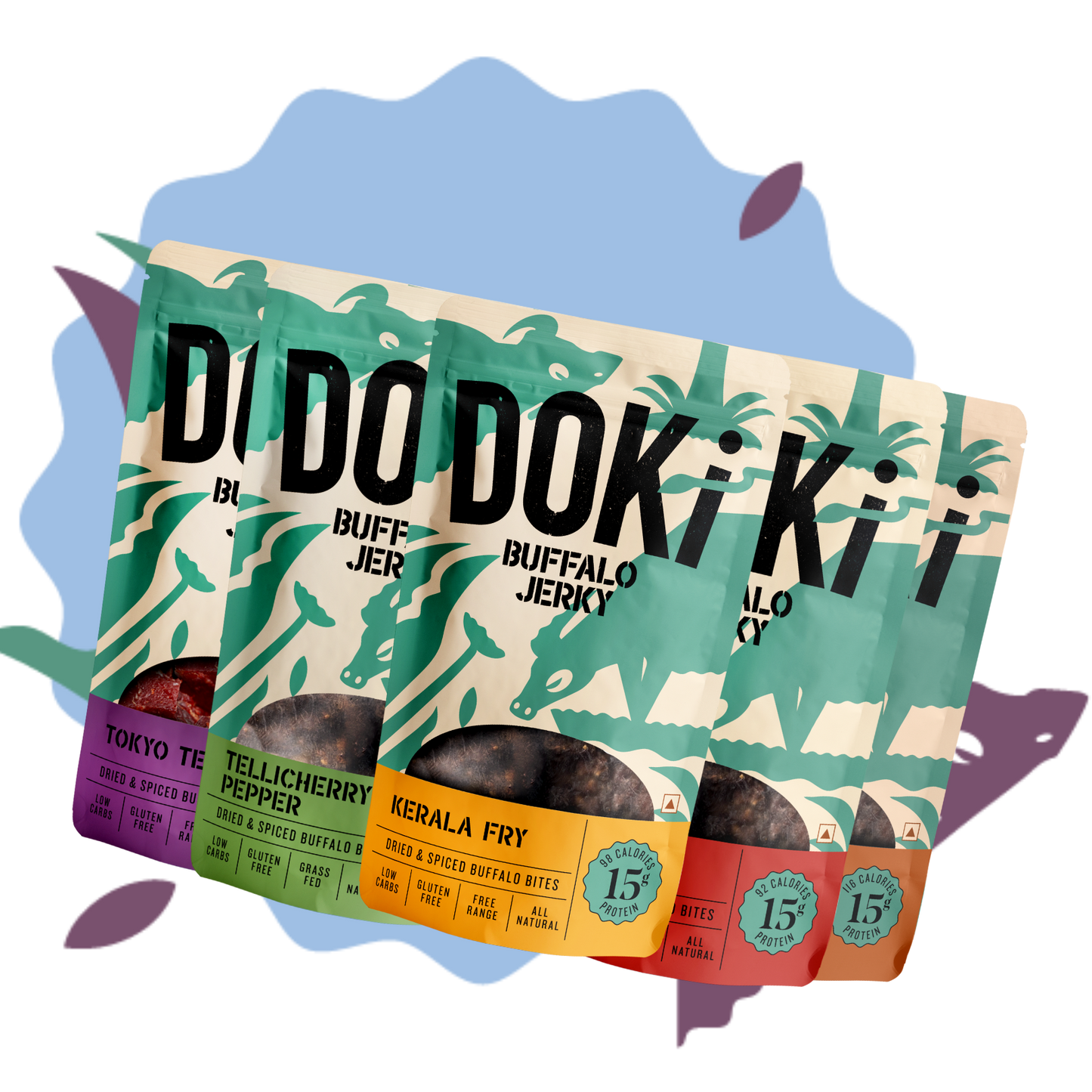 Buffalo Jerky Variety Pack (5 flavours)