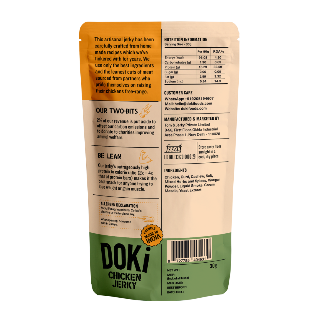 Murgh Mughlai (Chicken Jerky)