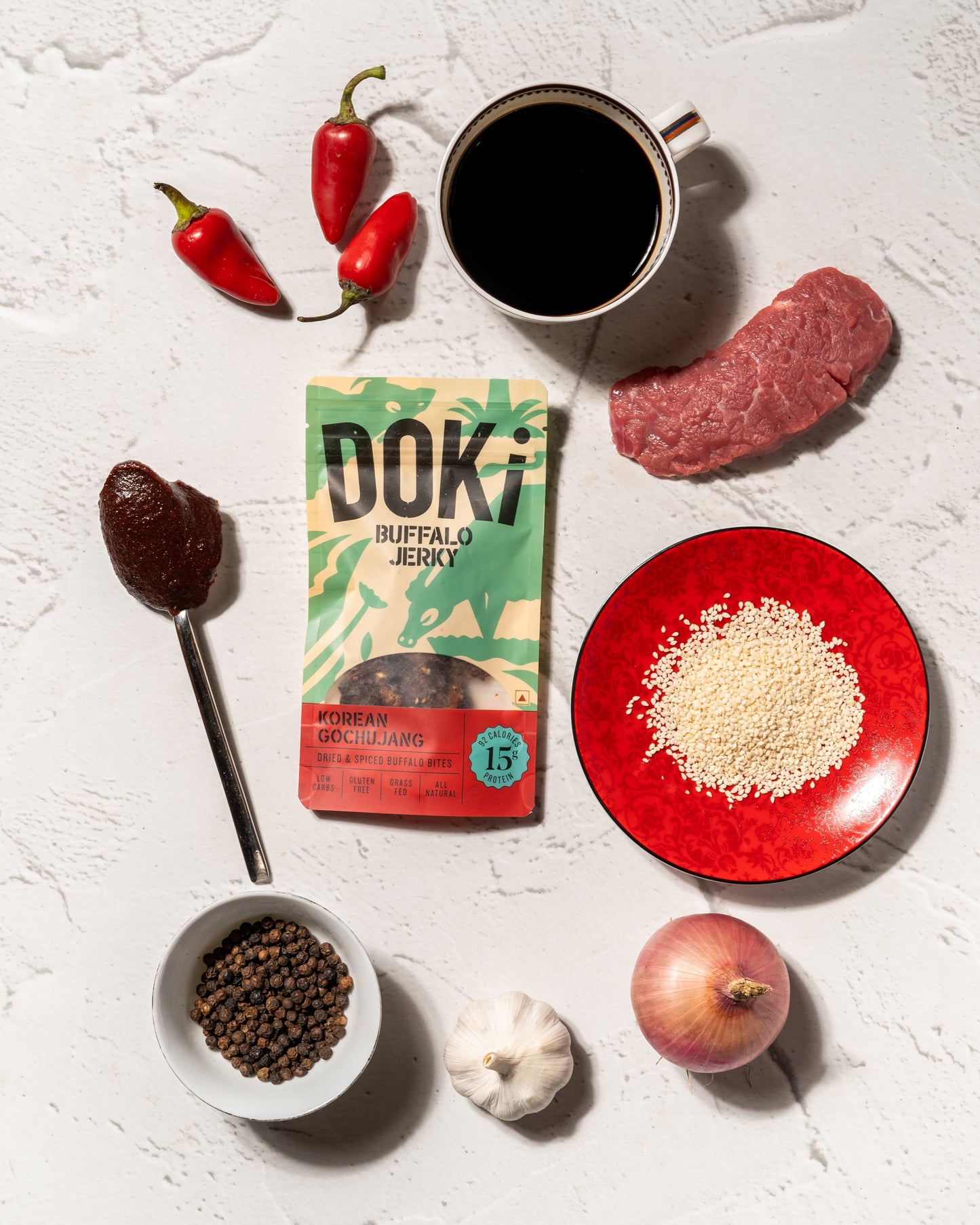 Korean Gochujang (Buffalo Jerky)