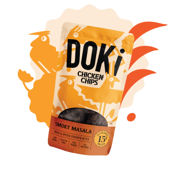 Smokey Masala (Chicken Jerky-Crisps)