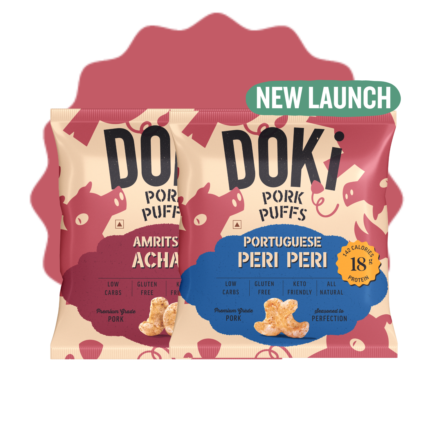 Pork Puffs Variety Pack (Pack of 4) – Doki