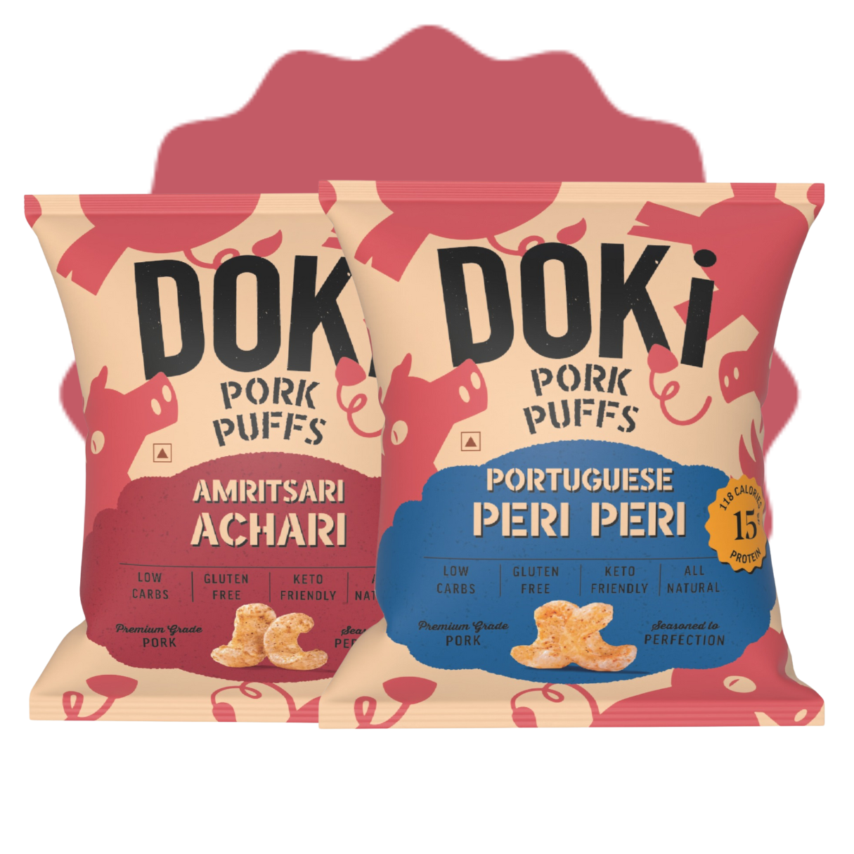 Pork Puffs Variety Pack (Pack of 4)