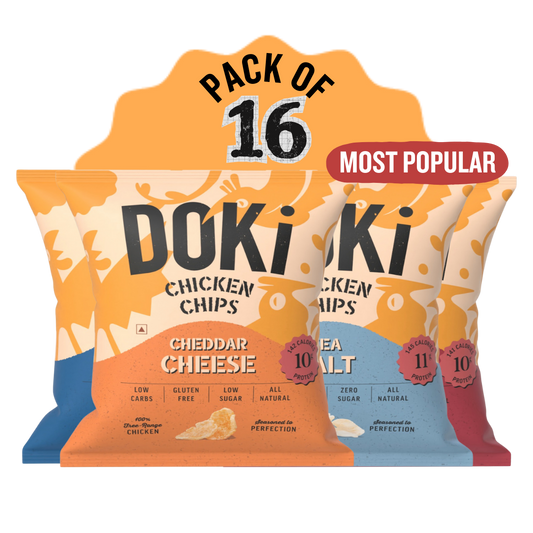 Chicken Chips Variety Pack (Pack of 16)