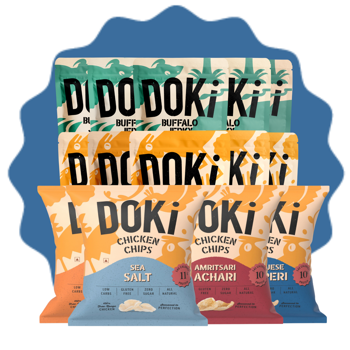 The Oki DOKi (14 packs that cover everything we make)