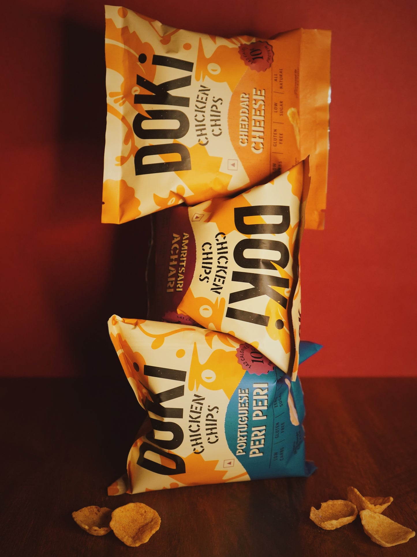 Chicken Chips Variety Pack (Pack of 16)